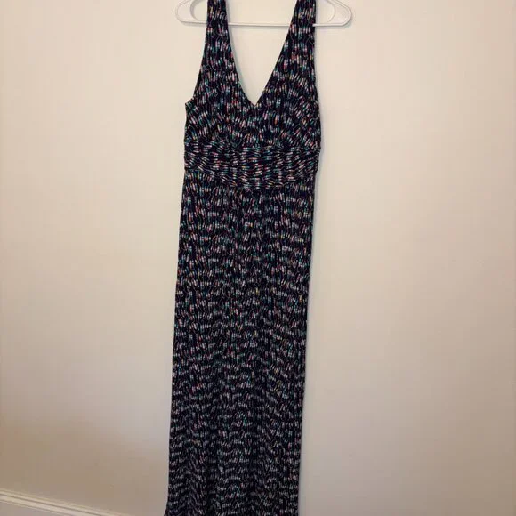 Lilly Pulitzer Sloane Maxi Dress in Oh Buoy - size Large - Strechy Soft Nautical - Picture 8 of 8